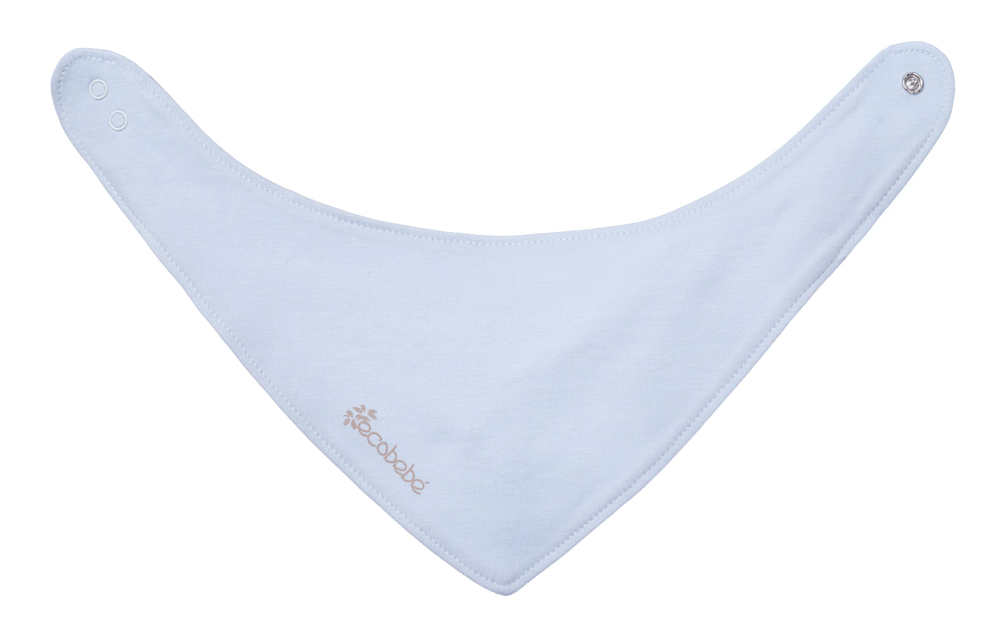 Babero Bandana Bebe Celeste Ecobebe - Ropa para bebes en 100% Algodon Organico
