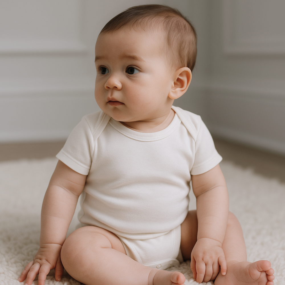 Body Bebe Ecowhite Algodon Organico - Ecoebe