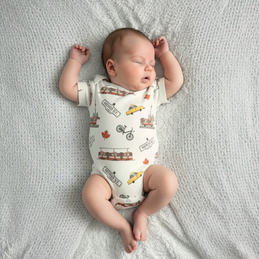 Body Bebe Manga Corta - Ecobebe (Algodon Organico)