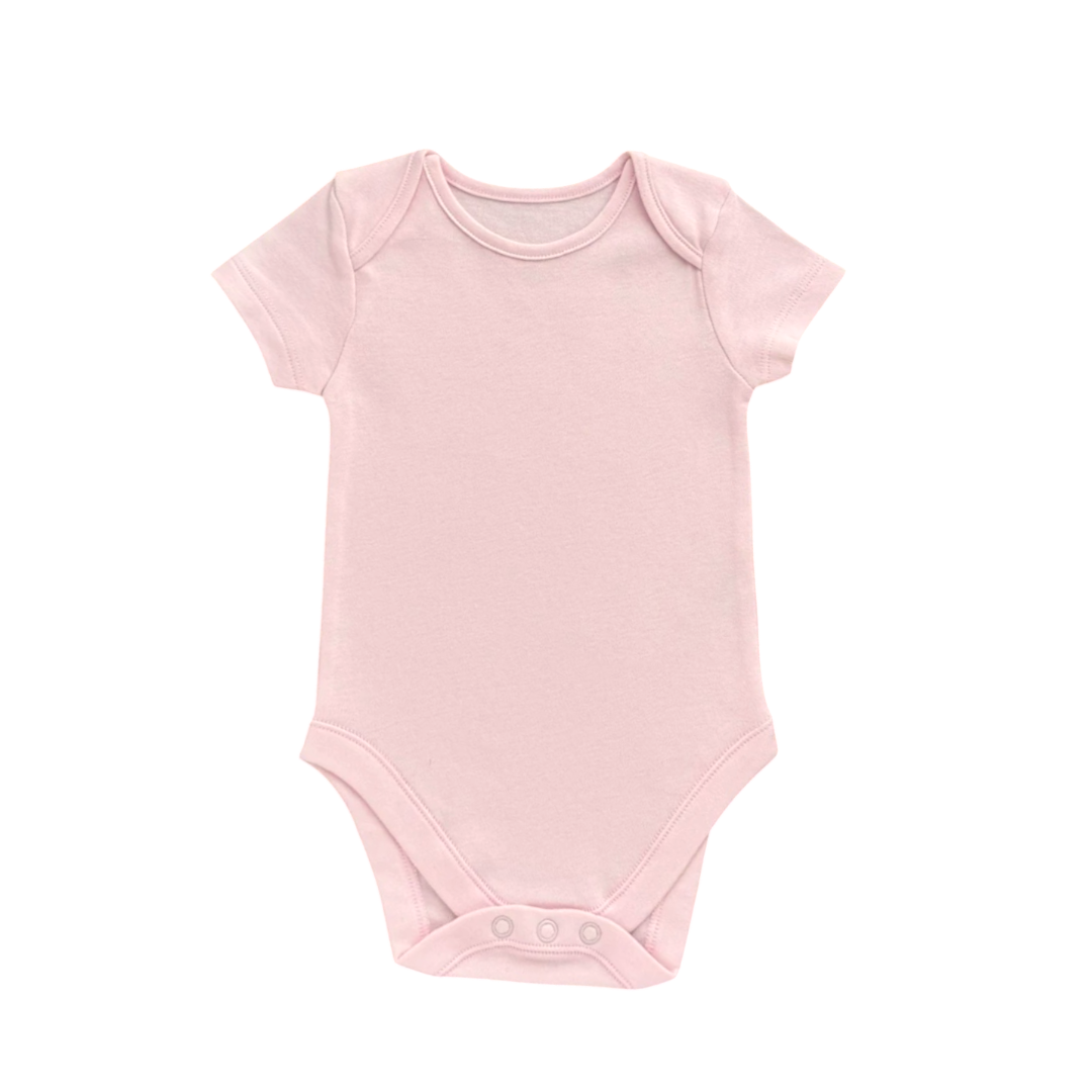 Body Bebe Rosa Ecobebe - Algodon Organico