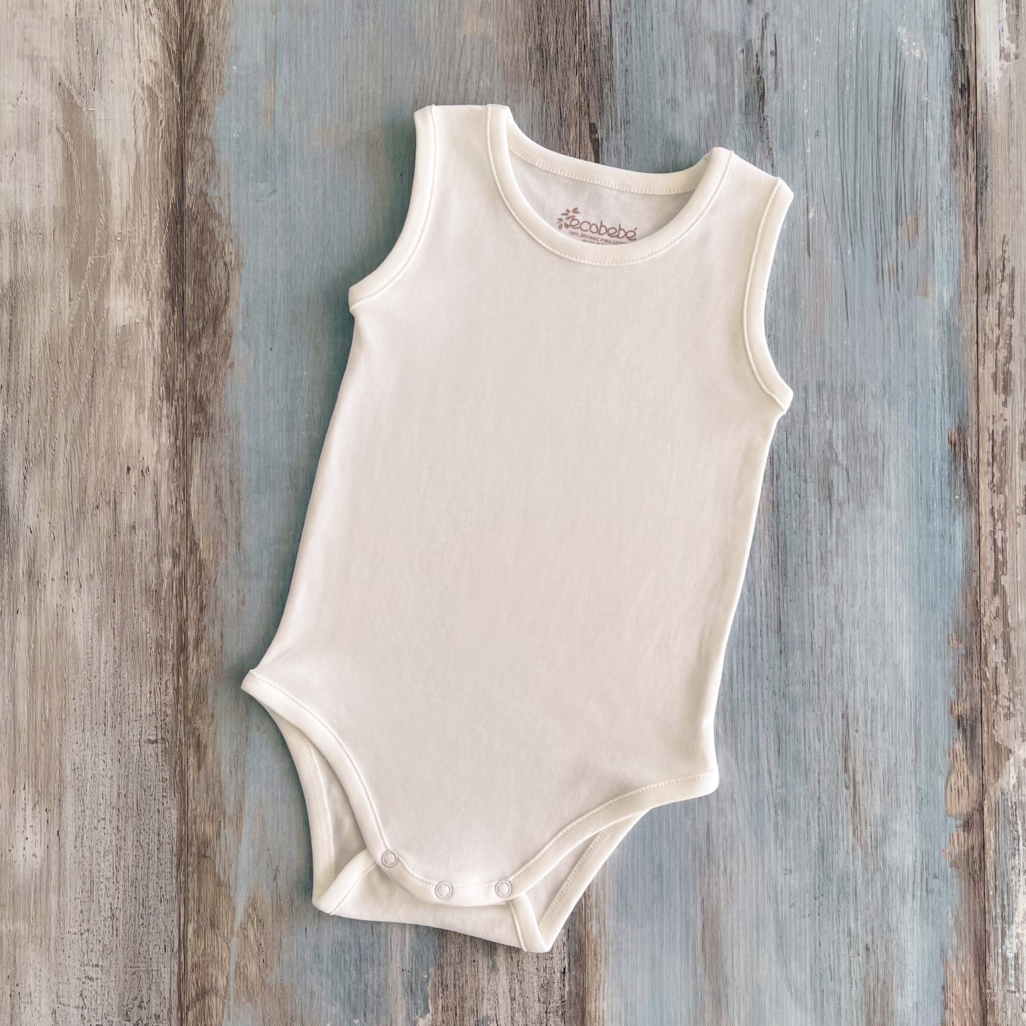 Body Manga Cero Ecobebe - Ropa para bebes en 100% Algodon Organico