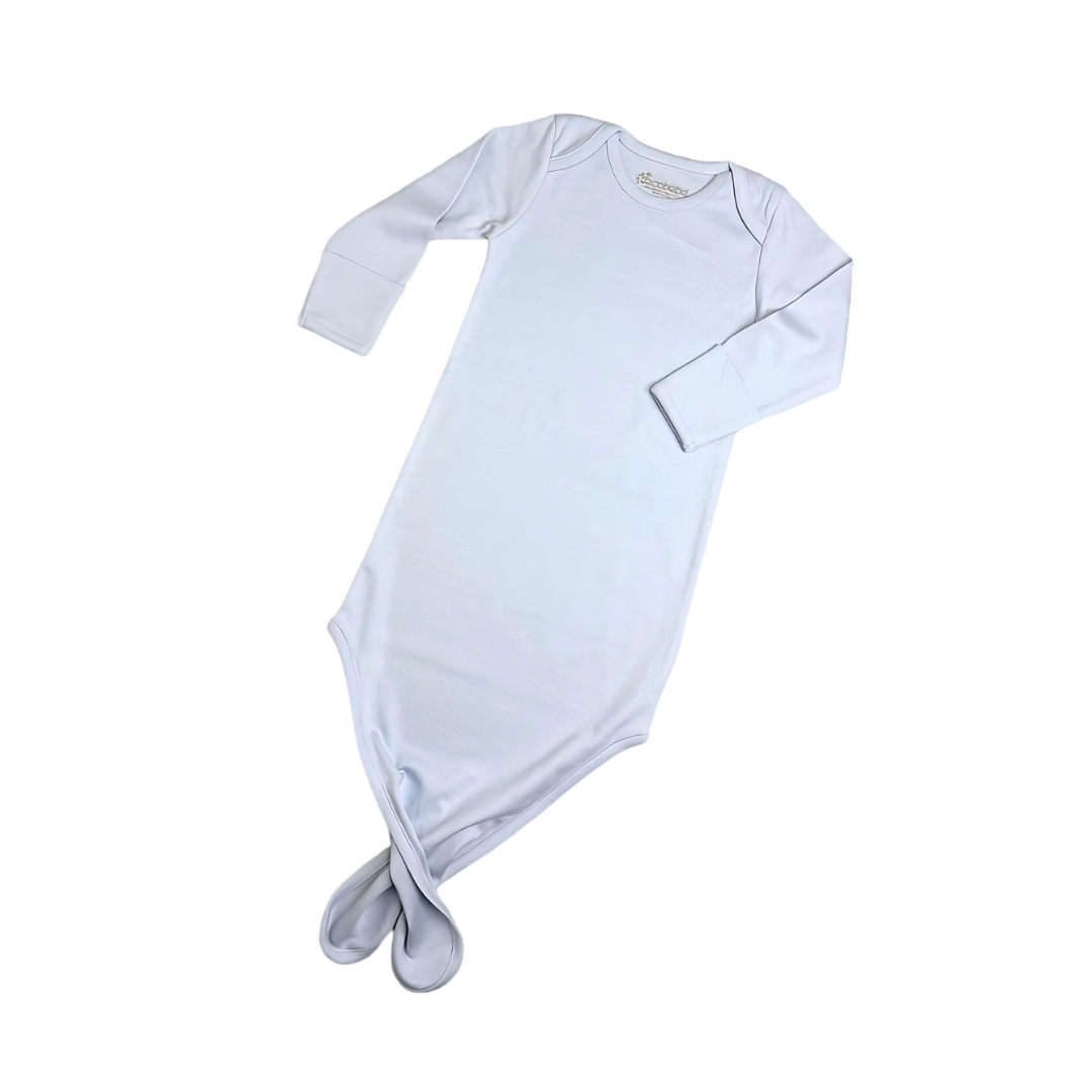 Pijama Bebé Nudo Celeste Ecobebe - Ropa para bebes en 100% Algodón Orgánico