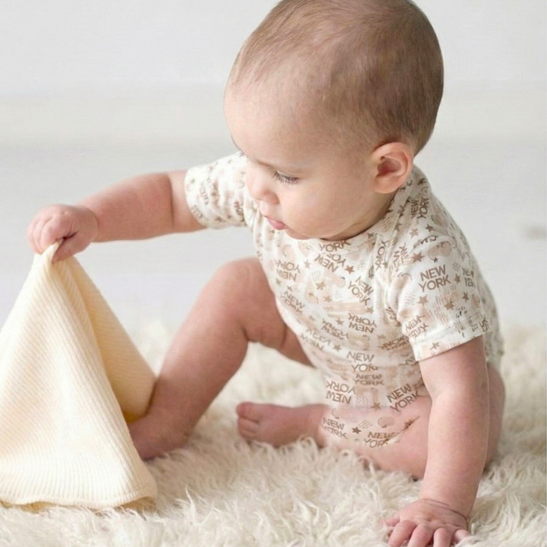 Body Bebé Manga Corta New York (100% Algodón Orgánico)