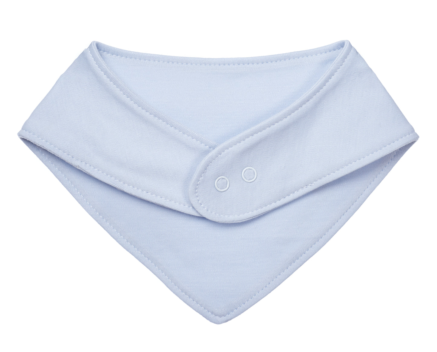 Babero Bandana Celeste Espalda Ecobebe - Ropa para bebes en 100% Algodon Organico