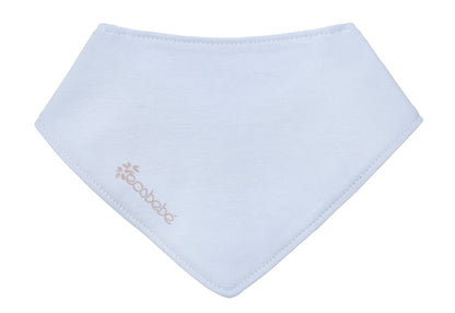 Babero Bandana Bebe Celeste Ecobebe - Ropa para bebes en 100% Algodon Organico