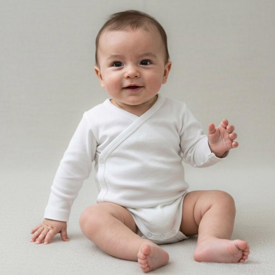Body Bebé Kimono - Ecowhite (100% Algodón Orgánico)