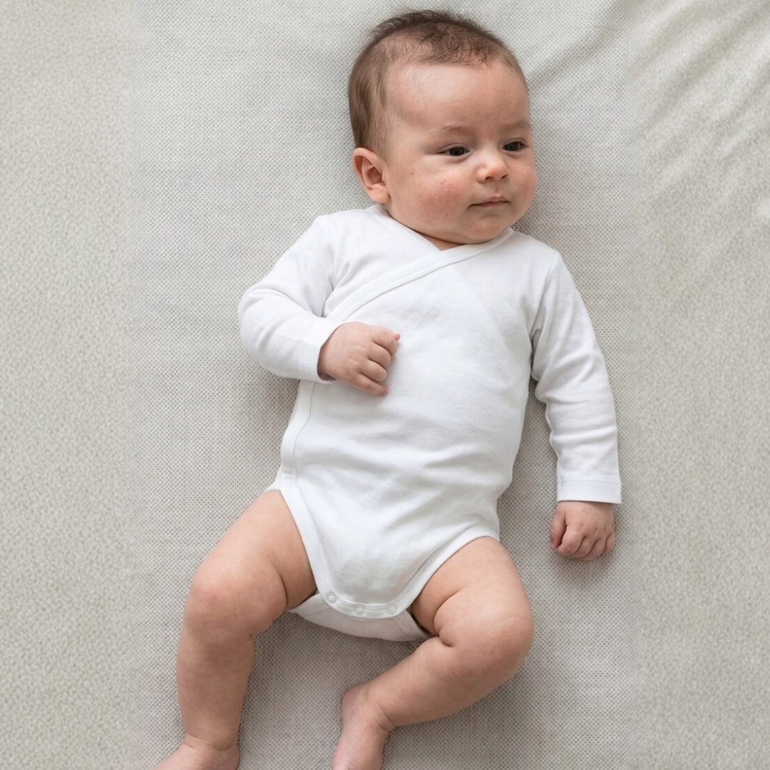 Body Bebé Kimono - Ecowhite (100% Algodón Orgánico)