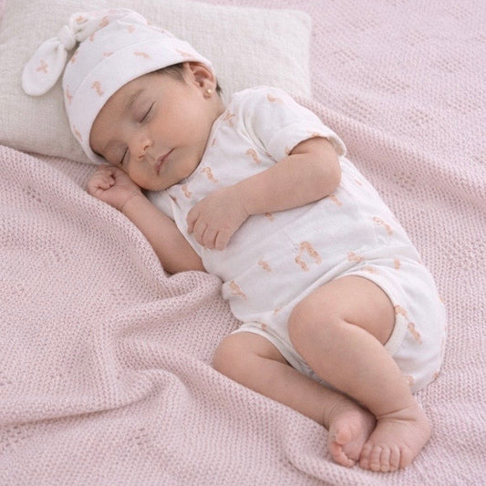 Set Sea Soft – Body + Gorrito Knot (100% Algodón Orgánico)