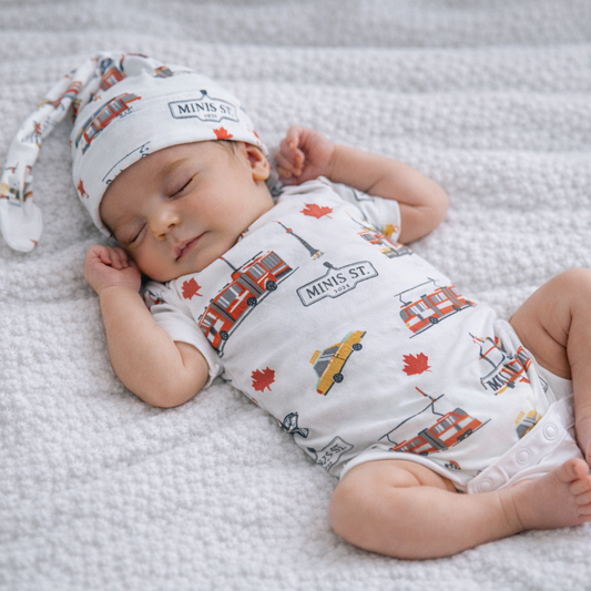 Set Urban – Body + Gorrito Knot (100% Algodón Orgánico)