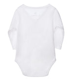 Body kimono bebé blanco — espalda algodón orgánico | Ecobebé
