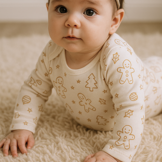 Body Bebe Navidad – Algodon Organico | Ecobebe – Ropa para Bebes