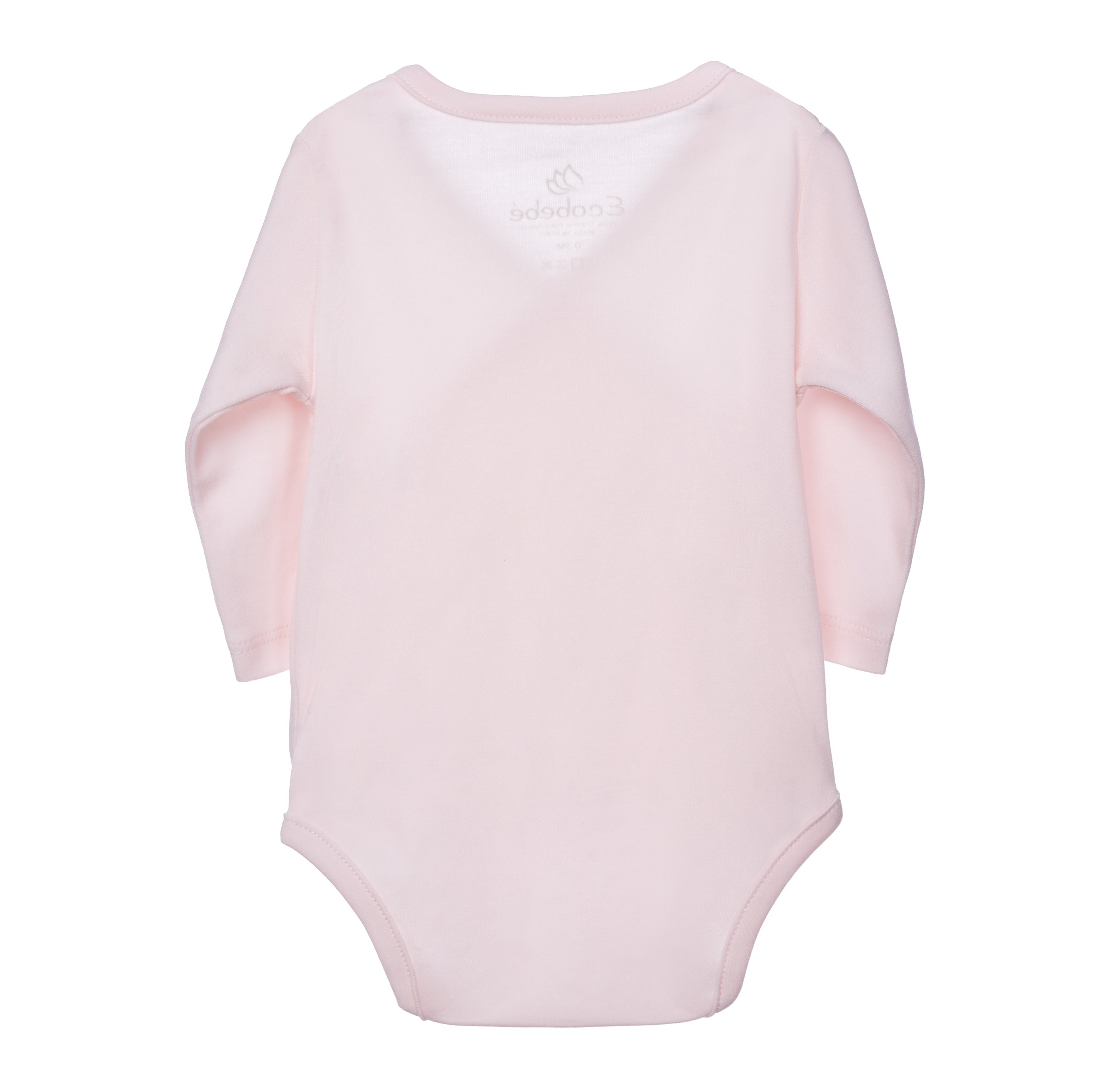 Body Bebe Rosado Espalda Ecobebe - Ropa para bebes en 100% Algodon Organico