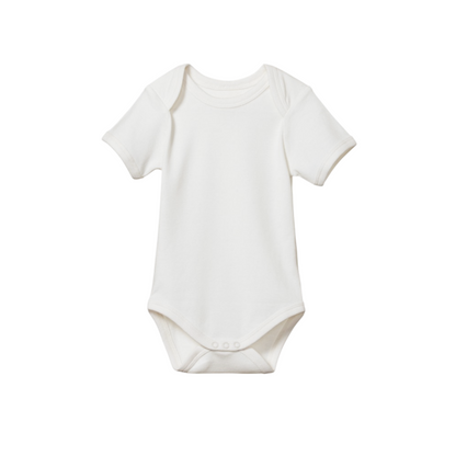 Body Manga Corta Bebe Ecobebe - Algodon Organico