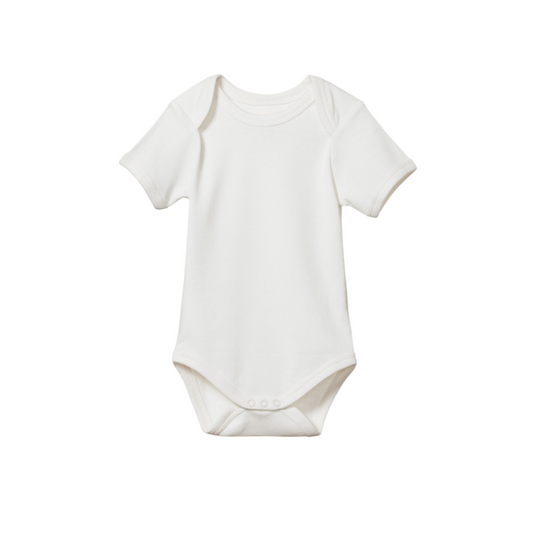 Body Manga Corta Bebe Ecobebe - Algodon Organico