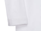 Body manga larga bebé blanco algodón orgánico — kimono espalda | Ecobebé