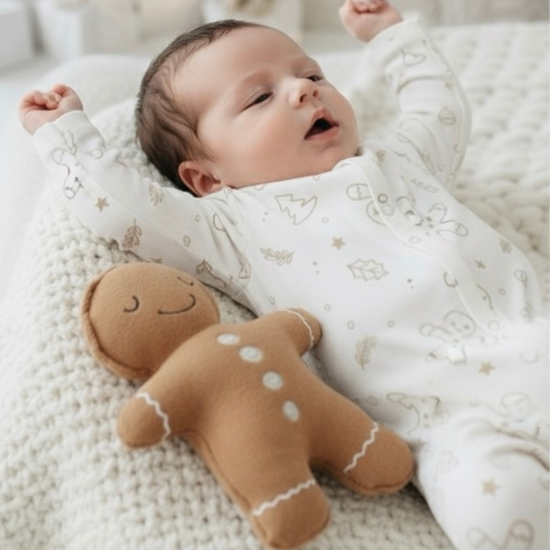 Ecobebe-Enterizos para Bebes-Algodon Organico-Navidad