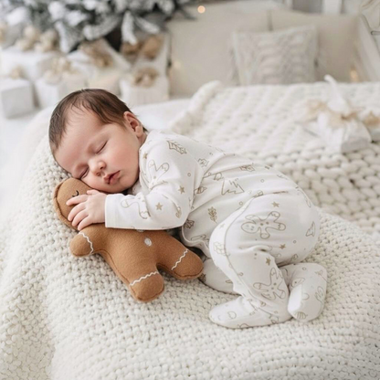 Ecobebe-Enterizos para Bebes-Algodon Organico-Navidad