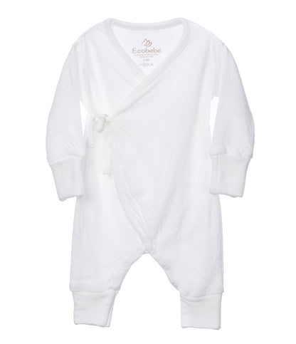 Enterizo Bebe Pointelle Ecobebe - Ropa para bebes en 100% Algodon Organico
