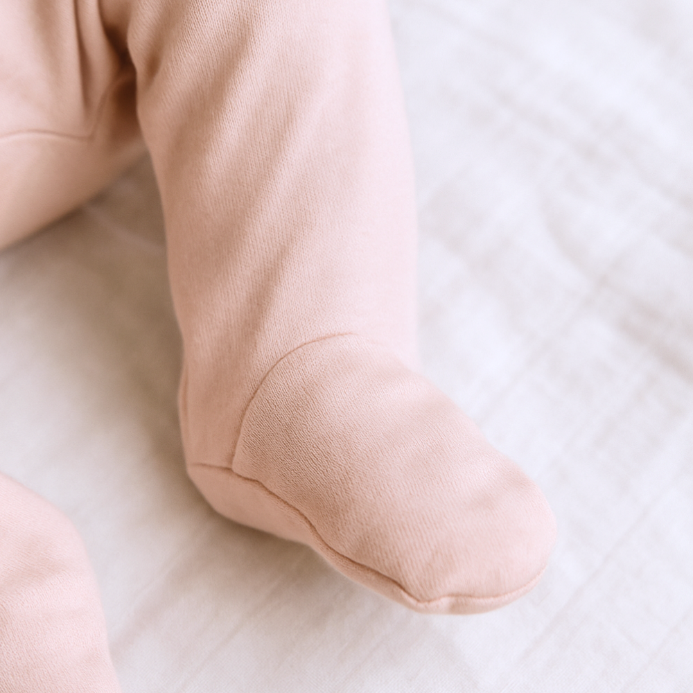 Enterizo Bebe Rosa - Ecobebe - Ropa Bebe 100% Algodon Organico 1