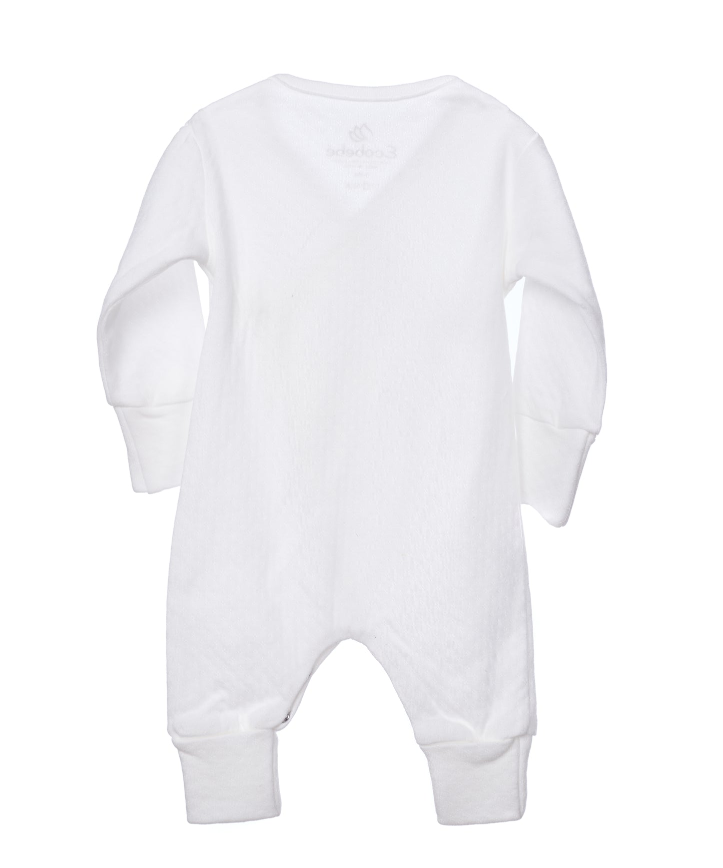 Espalda Enterizo Bebe Pointelle Ecobebe - Ropa para bebes en 100% Algodon Organico