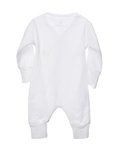 Espalda Enterizo Bebe Pointelle Ecobebe - Ropa para bebes en 100% Algodon Organico