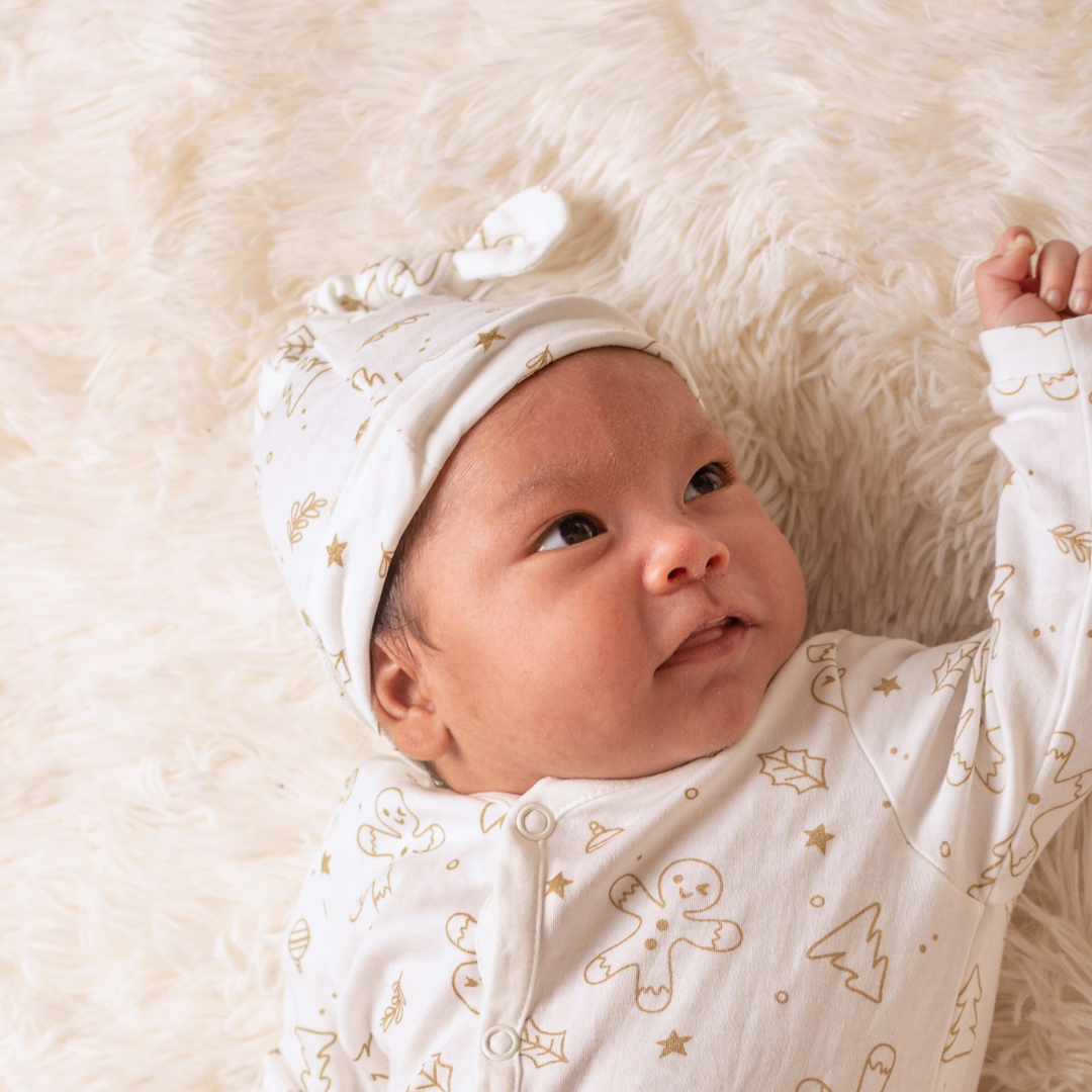 Gorro Bebe Christmas! 🎄 (100% Algodón Orgánico) - Ecobebe