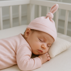 Gorro Bebe Rosa – Algodon Organico | Ecobebe – Ropa para Bebes