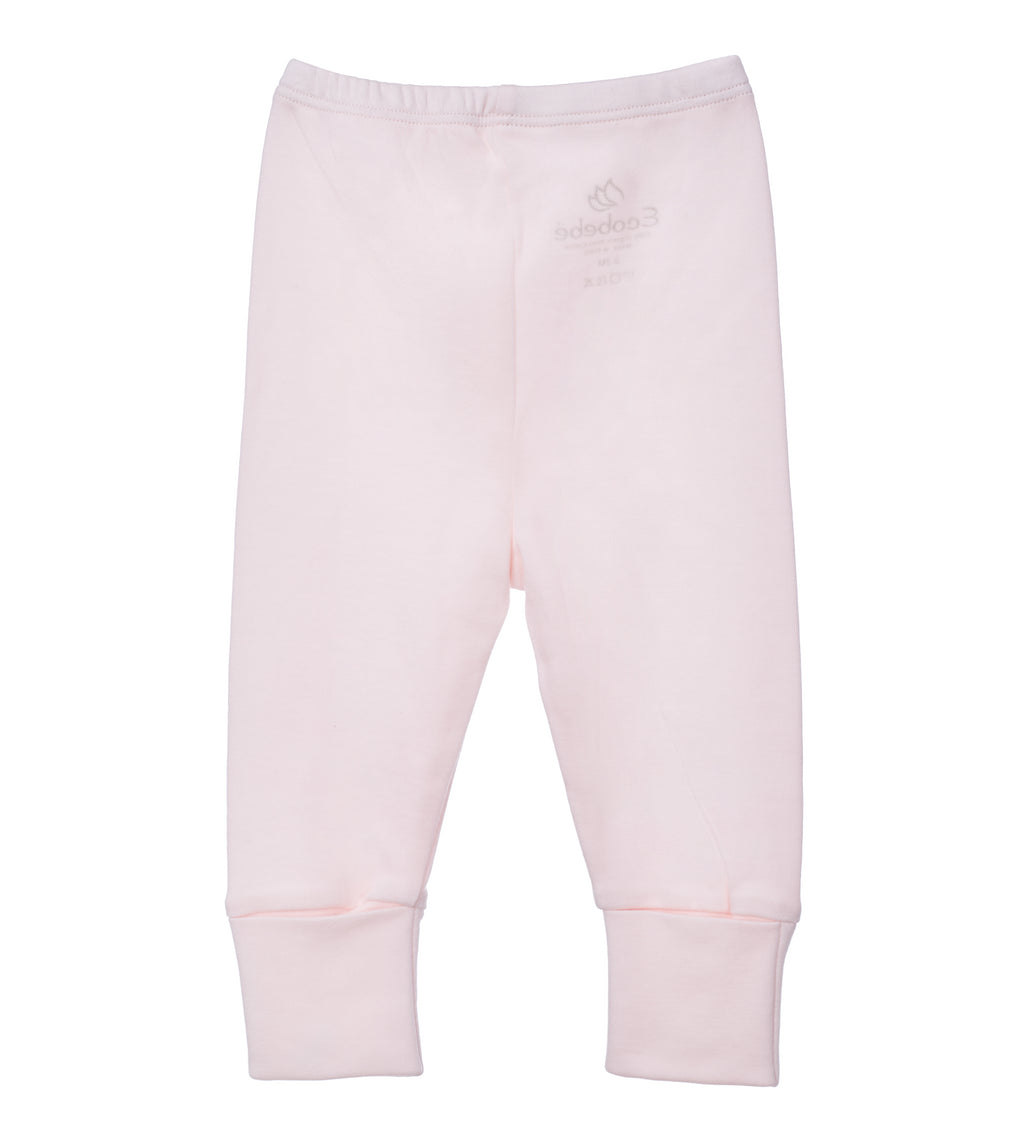 Pantalon Bebe Rosado Ecobebe - Ropa para bebes en 100% Algodon Organico