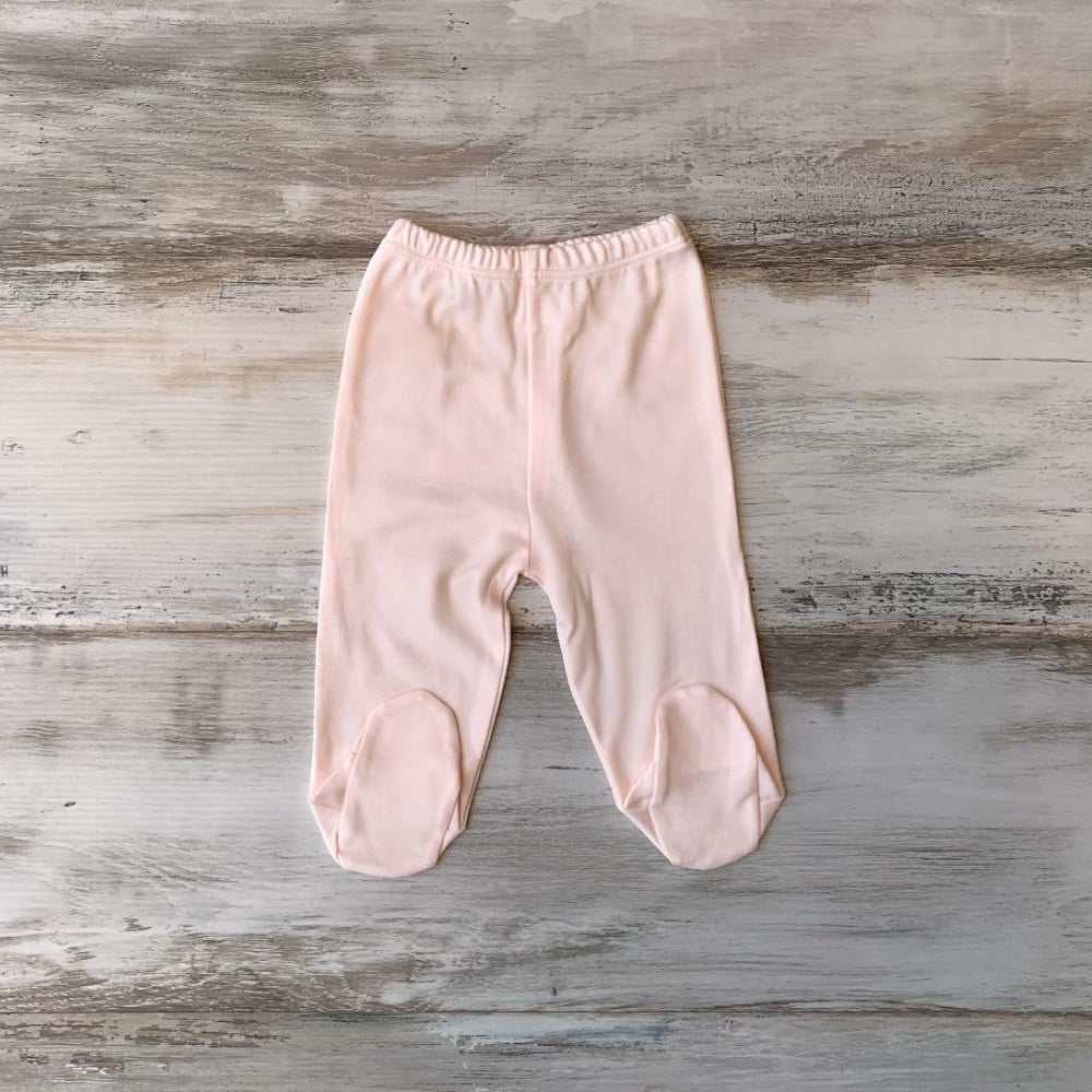 Pantalón con pie - Rosado (100% Algodón Orgánico) - Le Petit Company