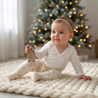 Set Navidad Bebé Ginger Cookies Dúo | Body Kimono + Pantalón