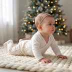 Set Navidad Bebé Ginger Cookies Dúo | Body Kimono + Pantalón