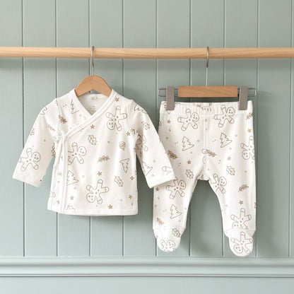 Set Navidad Bebe Algodon Organico - Ecobebe