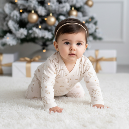 Set Navidad Bebe Algodon Organico - Ecobebe