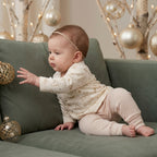 Set Navidad Bebé Ginger Cookies Caramel | Chaqueta + Pantalón