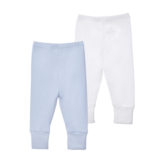 Cozy Pants Duo (Sky Blue) – 100% Algodón Orgánico