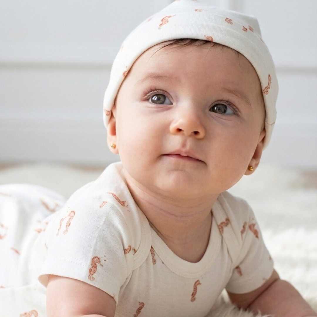 Set Sea Soft – Body + Gorrito Knot (100% Algodón Orgánico)